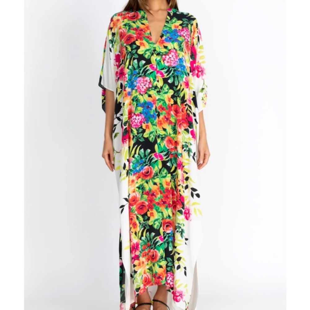 Johnny Was gorgeous kaftan maxi dress